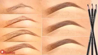 How To Draw Natural Eyebrows in 6 simple steps