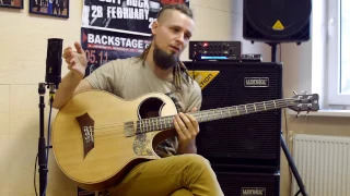 Percussive acoustic bass Lesson / Seven Nation Army / Dmitry Lisenko