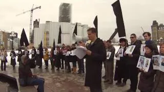 40 Days Vigil for EuroMaidan Victims. Ottawa.