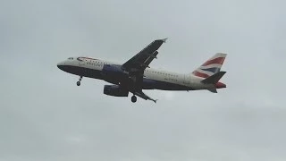 British Airways ► Airbus A319-100 ► Landing ✈ London Heathrow Airport