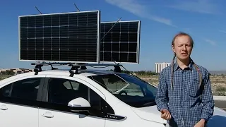Vertical Bi-facial Solar Panels for Solar Cars? pt 1