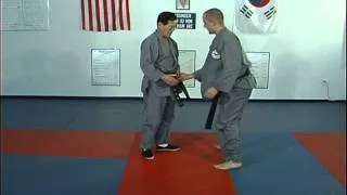 Hapkido Belt Grab Thumb Up Techniques 1 thru 3, Ji Han Jae