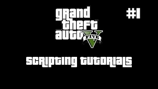 GTA V Scripting Tutorial | Installation & First Script | #1