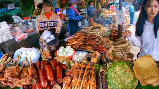 Amazing Cambodian street food | So Yummy Khmer food for lunch in Phnom Penh