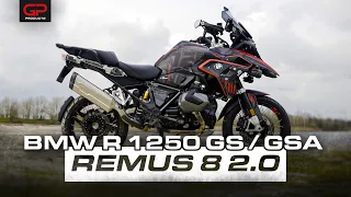 REMUS 8 2.0 Exhaust for BMW R1200/R1250 GS/GSA - EC-Approved (EURO5)