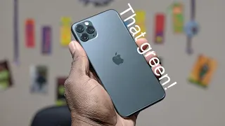 iPhone 11 Pro Max (Midnight Green) Unboxing & First Look