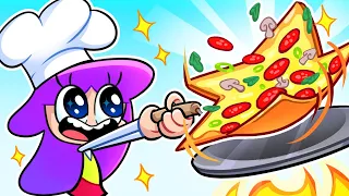 The Ingredients for Pizza!! 🍕🧀🍅🍕 #Funny English for Kids! #shorts #yummy #kids