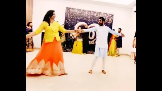 parents 50th marriage anniversary celebration dance performance by four couples