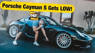 BC RACING COILOVERS ON A PORSCHE CAYMAN S?! (BC Racing Coilover install!)