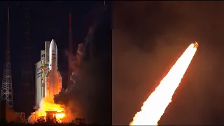 Ariane 5 launches Galaxy 30, MEV-2 and BSAT-4b