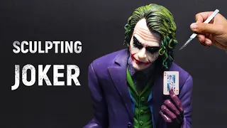 JOKER (Heath Ledger) Sculpture Timelapse - The Dark Knight #shorts