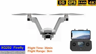 XG202 (L100)  V-shape Dual-rotor 2-Axis Gimbal 4K Brushless Drone – Just Released !