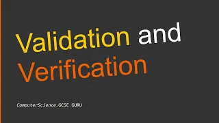 Validation and Verification Explained