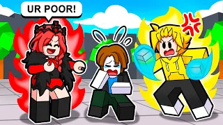Rich Girl Made Fun Of POOR Players in Roblox Saitama Battlegrounds, So I Did THIS..