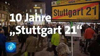 Umstrittenes Großprojekt: Zehn Jahre Baubeginn von "Stuttgart 21"