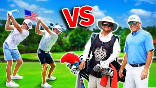 Him & His Caddie Challenged Us To a Golf Match… Who Won?!