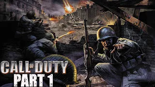 Ste. Mere-Eglise 1944 - Call of Duty 1 - Part 1 - 4K