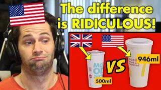 American Reacts to UK vs USA McDonald's
