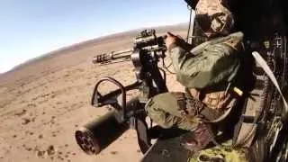 INTENSE Video! U.S. Marine Corps Close Air Support, GAU-21, Minigun, Rockets!
