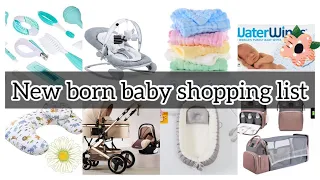 New born baby shopping list / things you need to buy for baby / baby essentials first baby shopping