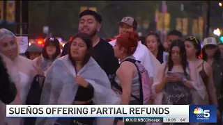 Sueños offers PARTIAL REFUNDS after festival CUT SHORT by severe weather