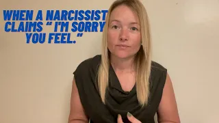 When A Narcissist Claims “I’m Sorry You Feel That away.” #narcissistic #gaslighting