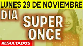 Resultado del sorteo Super Once Dia del Lunes 29 de Noviembre del 2021