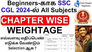 🔴 SSC CGL Chapter Wise Weightage 🔥 Beginners Cover these Topics First to Clear Exam in 5 Month