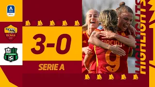 🔥Starting off the Scudetto Pool with three important points! 💪 Roma Women 3-0 Sassuolo | HIGHLIGHTS