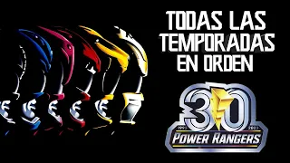 TODAS LAS SERIES DE POWER RANGERS EN ORDEN