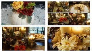 DIY How to Create 4 Thanksgiving Centerpieces | DIY Thanksgiving Table Decor