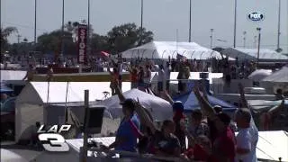 Lap Number 3 at the 2011 Daytona 500 - Dale Earnhardt Sr Tribute (2-20-2011)