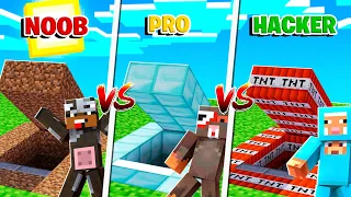 ¡PASAMOS de BUNKER NOOB a BUNKER PRO! 😂🚫 ¿SOBREVIVIREMOS AL APOCALIPSIS en MINECRAFT!