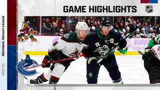 Coyotes @ Canucks 12/3 | NHL Highlights 2022