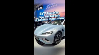 BYD launches new electric cars at German motor show