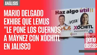 Mario Delgado exhibe que Lemus “le pone los cuernos” a Máynez con Xóchitl en Jalisco