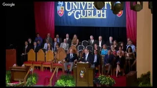 LIVE EVENT 4:30 PM June 16 2017 Convocation University of Guelph