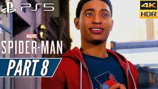 SPIDER-MAN REMASTERED (PS5) Walkthrough Gameplay PART 8 [4K60 FPS HDR + Ray Tracing] - No Commentary