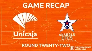 Highlights: Unicaja Malaga - Anadolu Efes Istanbul