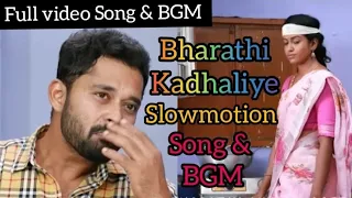 Bharathi Kadhaliye Slow-motion BGM/Arun Prasad/Roshni/Vijay TV Serial Music/தமிழ்திரைTV