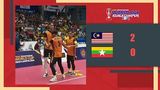 Sorotan Perlawanan: Malaysia 2 - 0 Myanmar | Regu | ISTAF World Cup 2024