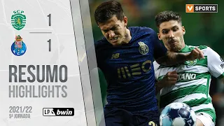 Highlights | Resumo: Sporting 1-1 FC Porto (Liga 21/22 #5)