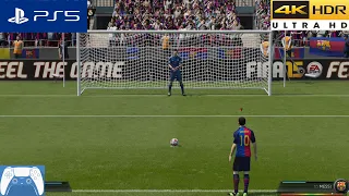 FIFA 15 (PS5) - Real Madrid vs Barcelona [4K 60 FPS HDR] - Gameplay