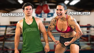 Natural Guy vs. 25X World Record Female Powerlifter