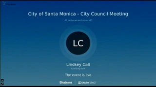 Santa Monica City Council Emergency Meeting March 19, 2020
