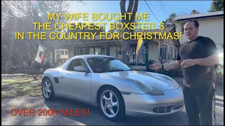 My Wife Bought Me A 2000 Porsche Boxster S With Over 200k Miles! Review!