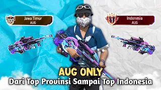 Namatin Weapon Glory Free Fire Dari Top Provinsi Sampai Top Indonesia AUG - BR Ranked