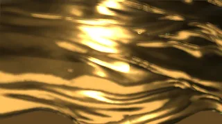 4K Golden waves 03 Free Background Footage