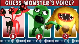 Guess the MONSTER'S VOICE #51 | GARTEN OF BANBAN 4 |  DOCTOR SYRINGEON, WOOLLY BULLY, BENITO