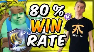 80% WIN RATE IN CRL! PRO SECRET GOBLIN GIANT SPARKY DECK!  — Clash Royale